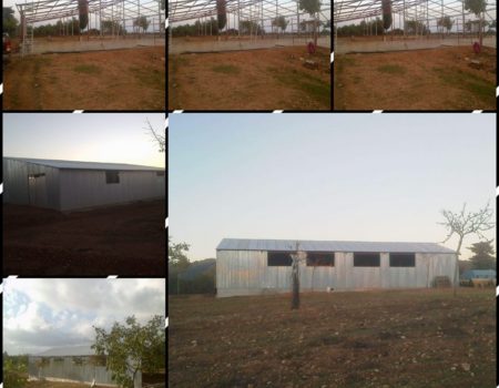 Κατασκευή κτηνοτροφικής μονάδας με μεταλλικό σκελετό και πάνελ!