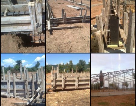 Κατασκευή κτηνοτροφικής μονάδας με μεταλλικό σκελετό και πάνελ!